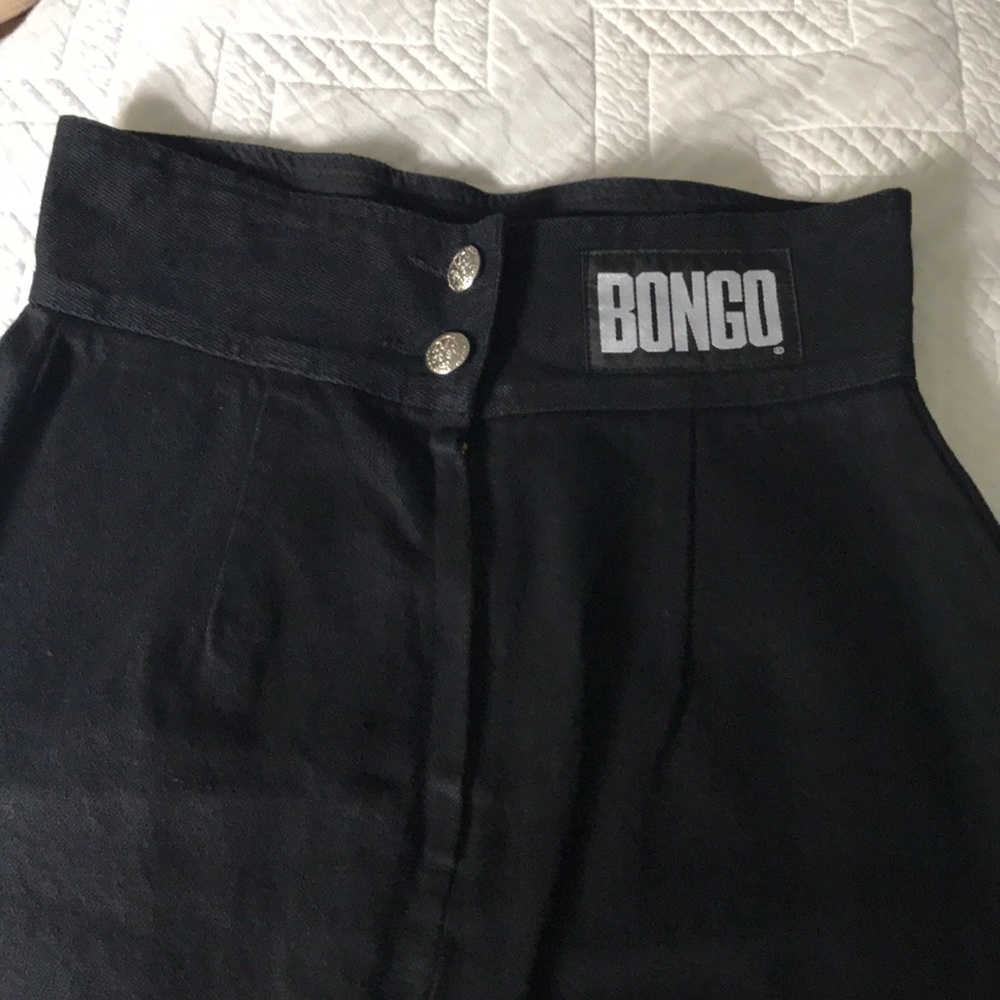 Vintage Bongo high waist maxi denim skirt